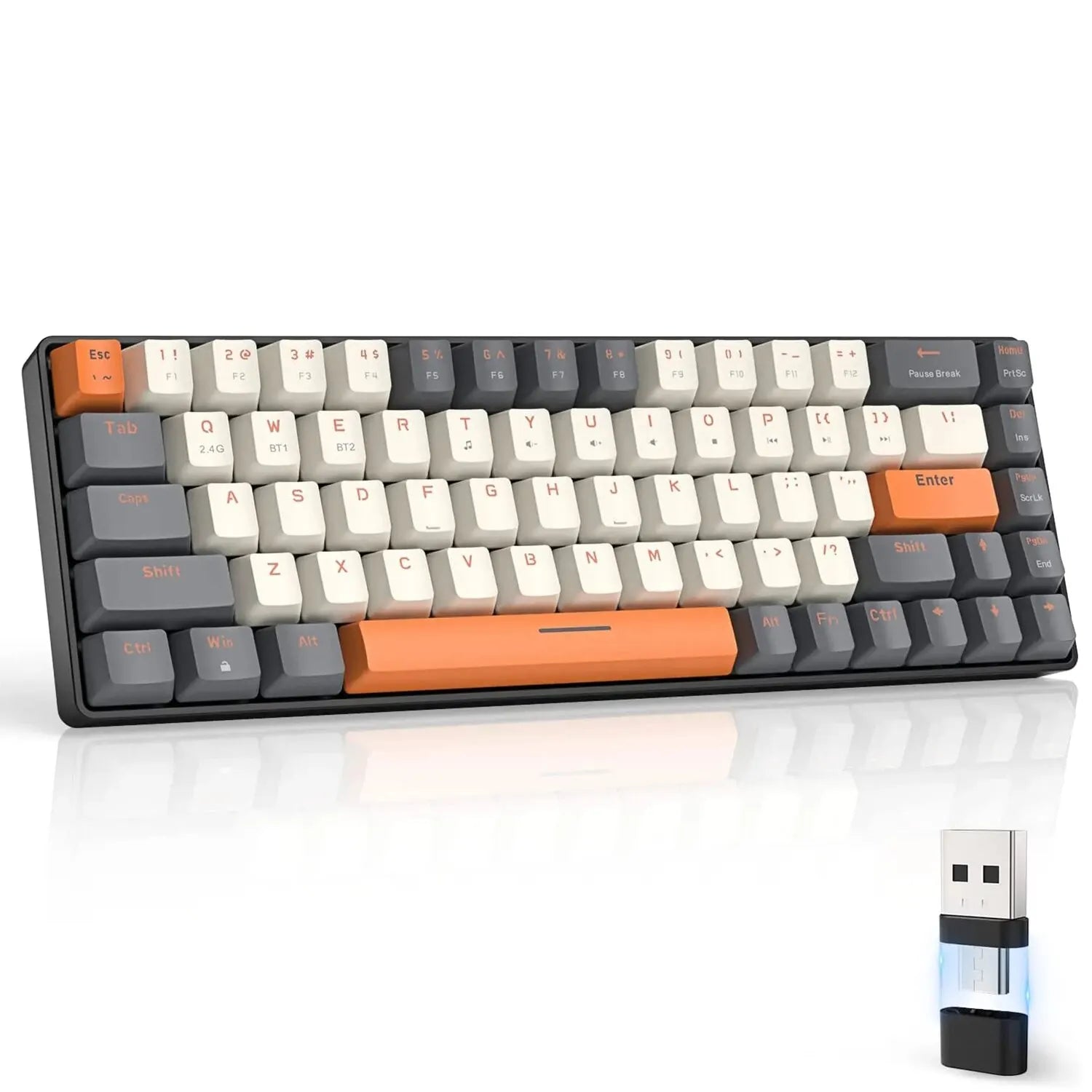 Teclado Mecânico Sem Fio 60%